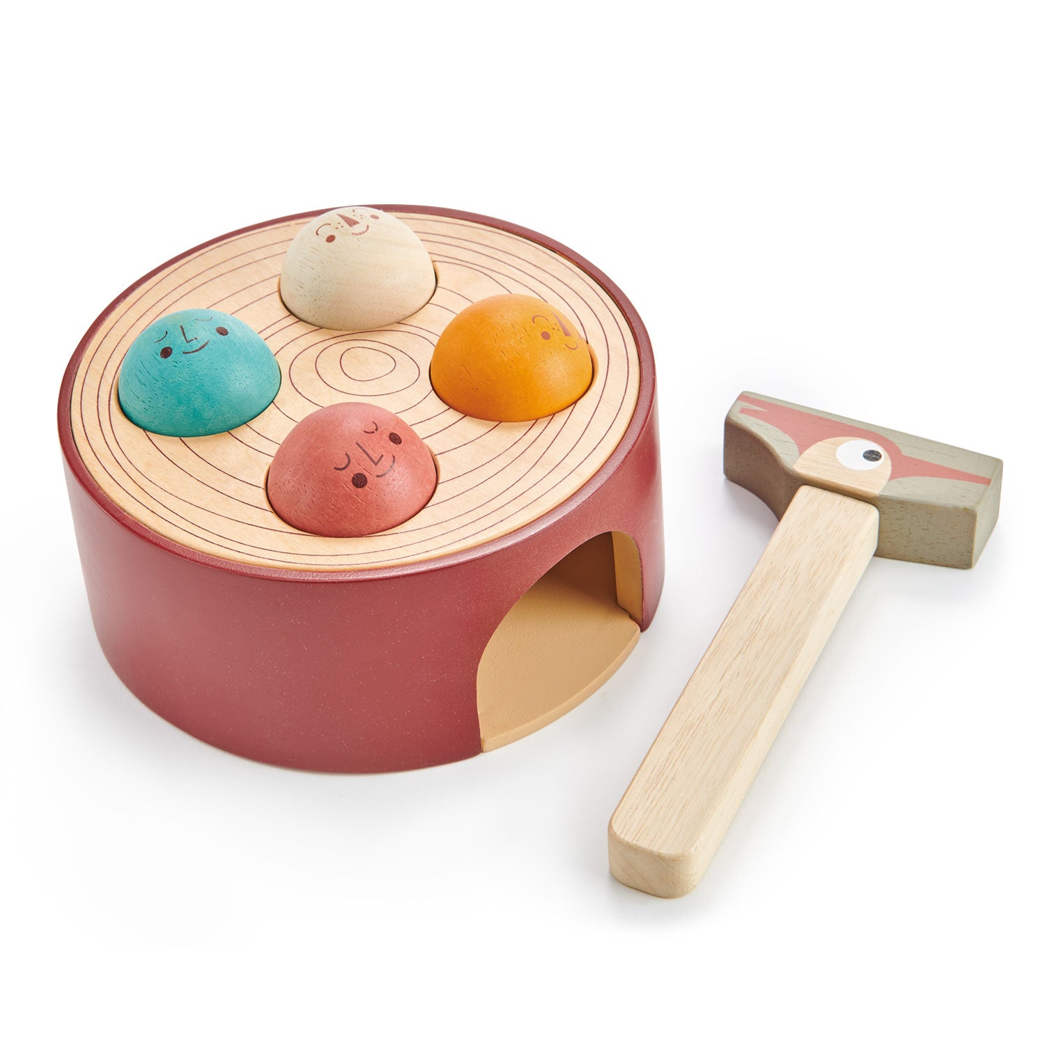 Tender Leaf Toys Mouse-shaped Wooden Cheese Board Play Set